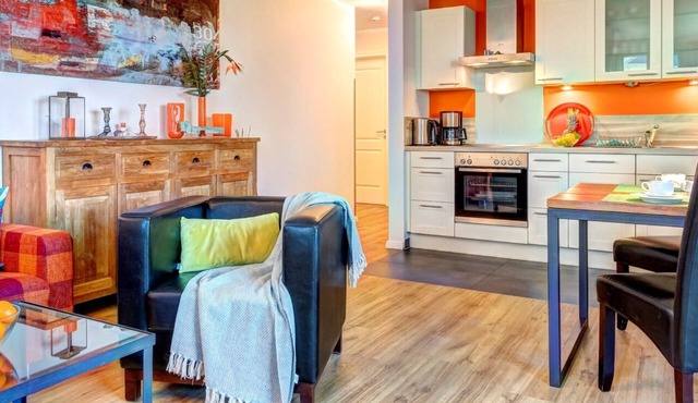 Residenz am Balmer See, apartment 61 with sauna, lake view and wellness