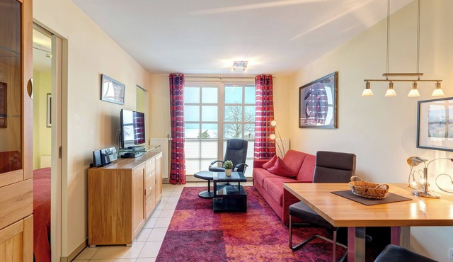 Residenz am Balmer See, apartment 51 with lake view, sauna and balcony