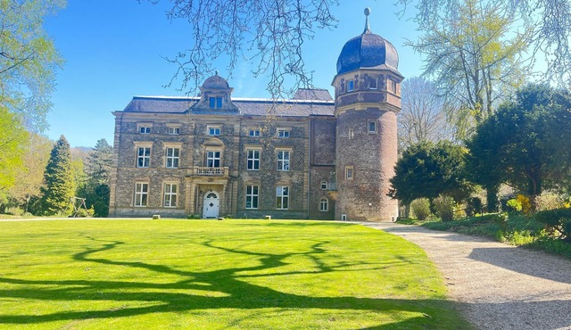 Rimburg Castle - hunting lodge by the castle pond