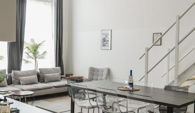 SC 00 KITA by ROCKCHAIR Apartments l SUPERHOST Status l Unique & Style Loft 2 Floors 2 Bathrooms Boxspringbeds welcomes you!