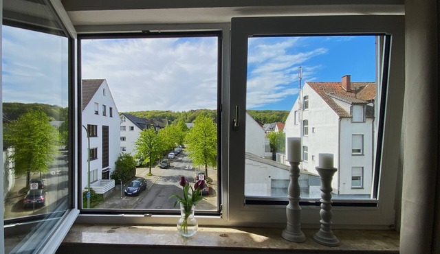 Schölerberg Apartment mit Tiefgaragenparkplatz und Kingsize-bett