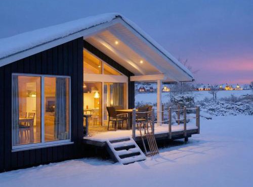 Schwarzes Holzferienhaus mit Sauna - L I E B L I N G S P L A T Z - an der Ostsee, Zierow bei Wismar, Strand 500m, alles inklusive