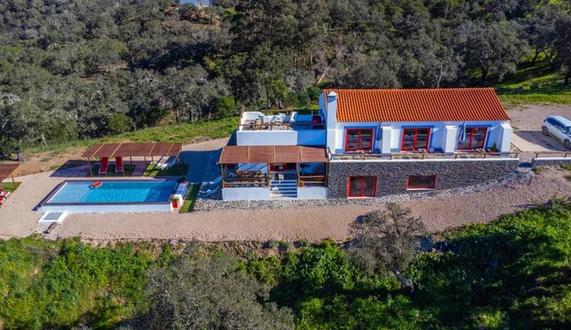 Sierra Melides Villa,Alentejo, BR2 with private pool, BR3 with private pool - near beach