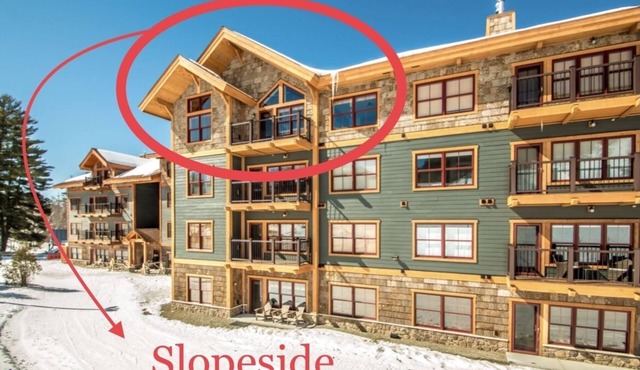 SLOPESIDE Luxury Penthouse-Level Ski-In/Out Cranmore Mtn Condo!