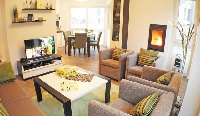 Strandvilla Baabe - Maisonette "Sonnenwiege" mit Sauna und Whirlpool