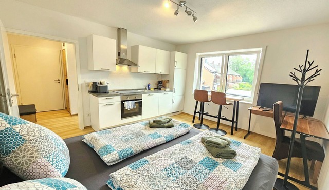 Studioapartmentmeppenküchebad