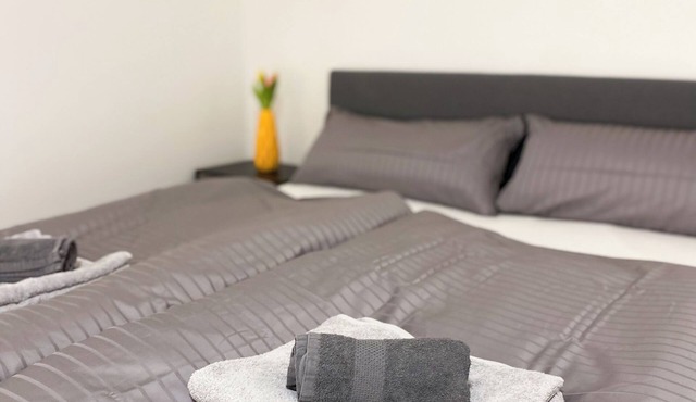 Stylish bright apartment in the center with parking space