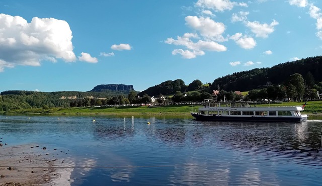 Stylish vacation apartment Zum Dorfladen Rathen in the heart of Saxon Switzerland