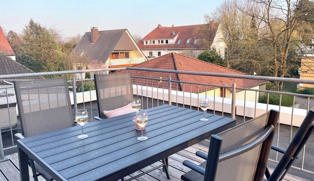 Sundeck Suite, central & quiet, Sonnendeck Suite, zentral, ruhig mit Parkplatz