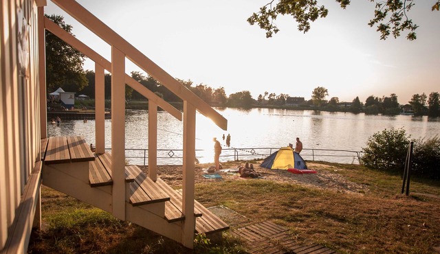 Swedish house on the beach in Selm