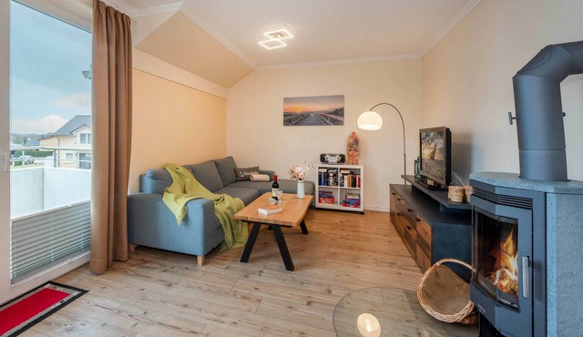 Traumhaftes Apartment Sylva, Strandnah mit Balkon