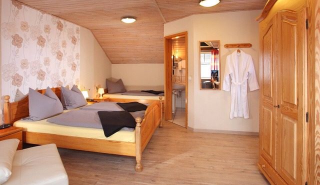 Triple room with WC and shower