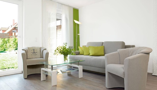 Vacation Rental, Apartment 2 in the Am Krabbenweg Building with a Large Terrace