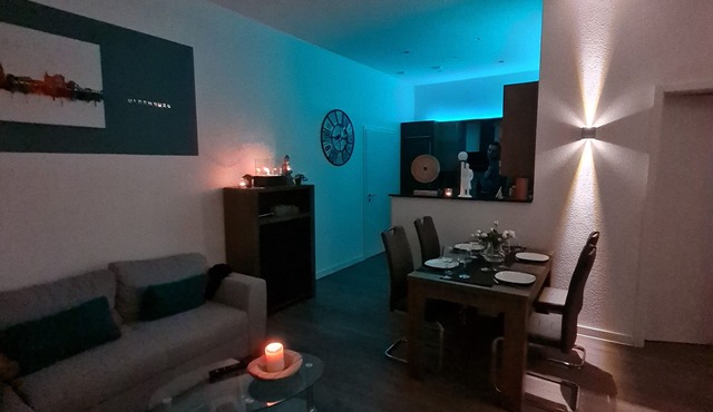 Vacation apartment "Bei von Seggern's" at the village square Friedrichsfehn with terrace