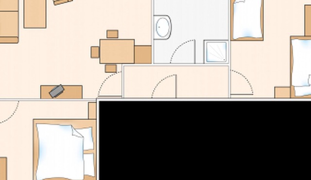 Vacation apartment 1, Dümmelberg, 55sqm, 2 bedrooms, max. 4 persons