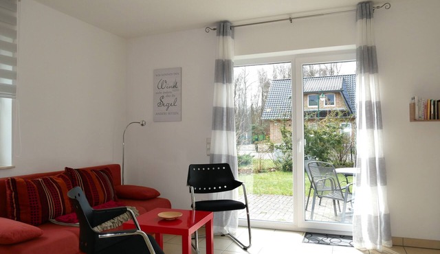 Vacation apartment 22b - Haus Sonneneck 2 apartments - 500 m² fenced garden