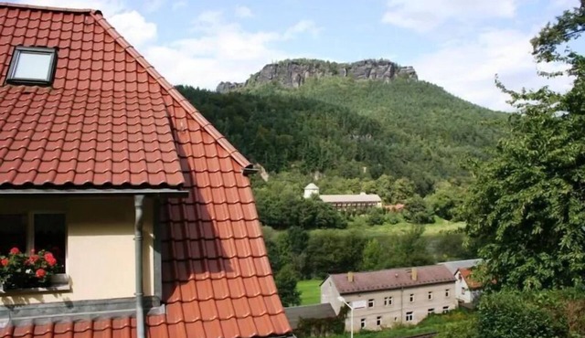 Vacation apartment for 4 people 38 m² with a view of the Lilienstein