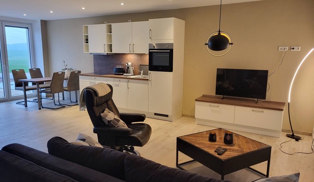 Vacation apartment in Ossenbrock - modern and bright with terrace, sauna & alpacas