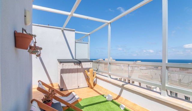 Vacation Home 'Abu Y Abi' with Sea View, Shared Pool and Wi-Fi