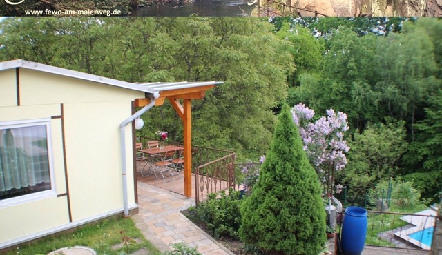 Vacation home on the Malerweg with pool, Saxon Switzerland, National Park