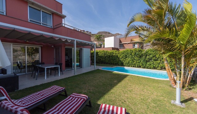 Villa in Maspalomas with Heated Pool & Golf Views