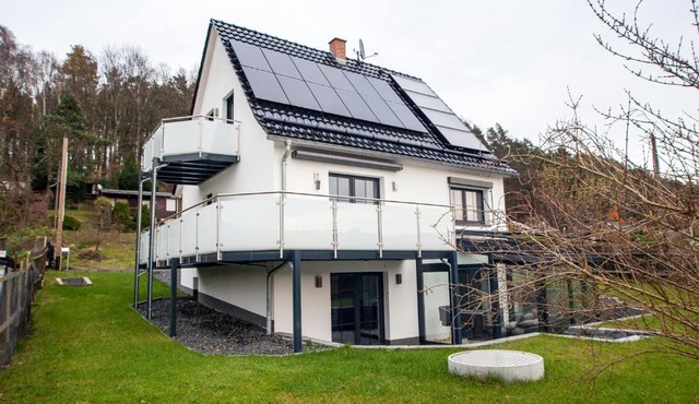 Weinberghaus Prossen, Haus mit Sauna und Whirlpool für maximal 8 Personen