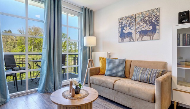 Welcome to apartment 54 at the Residenz am Balmer See on Usedom!