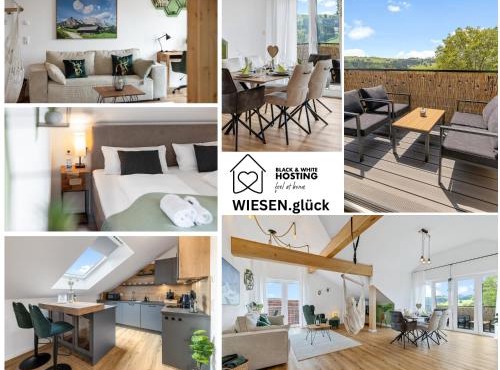 WIESENglück - Helles Apartment mit Blick auf Allgäuer Wiesen, 2 Schlafzimmer & zentrale Lage