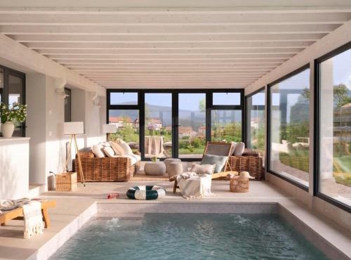 Wishome-Casa centenaria con piscina privada y jardín para disfrutar de un verano más fresco