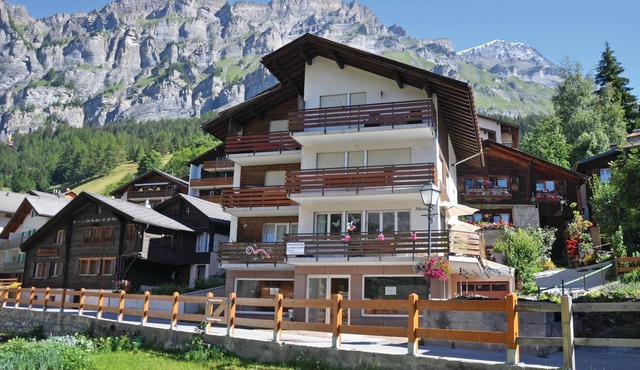 Your vacation apartment is located on the 3rd floor of a large chalet and therefore offers you a won