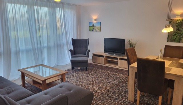 Zwei Zimmerappartement, 68 m² für 2-3 Personen, Separater Küchenbereich mit Küch