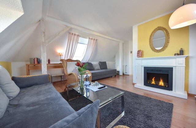 House Thalia 4 Bernstein - modern furnishings with fireplace