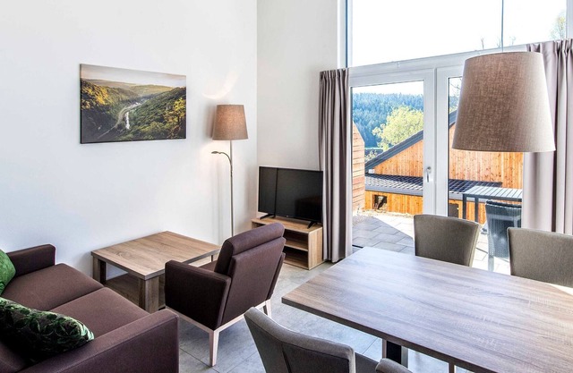 Panoramabungalow WD 01A - panoramic bungalow (DH) in the holiday village at the Therme Obernsees