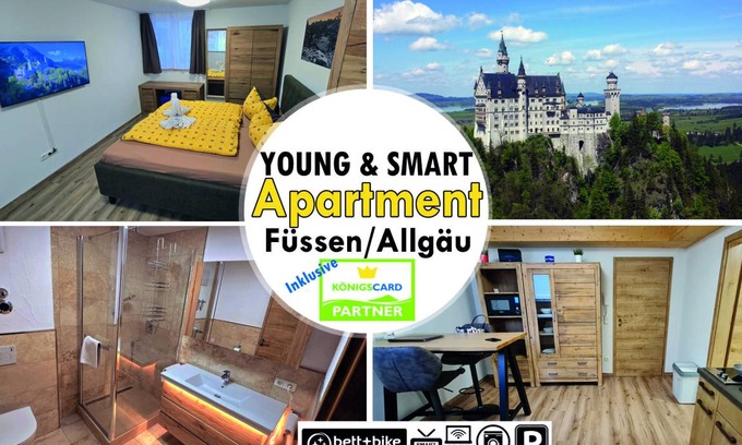 Fuessen Apartment | 35 m² Apartment ∙ 2 guests