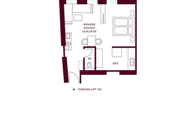 Lienz Apartment | 40 m² Apartment ∙ 1 bedroom ∙ 3 guests