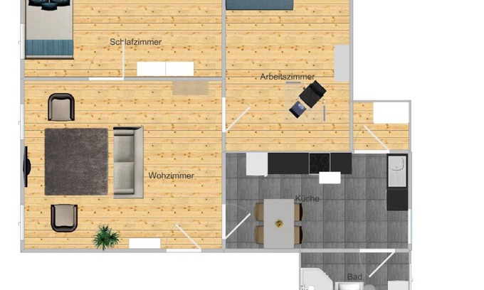 Erlangen Apartment | 77 m² Apartment ∙ 2 bedrooms ∙ 4 guests