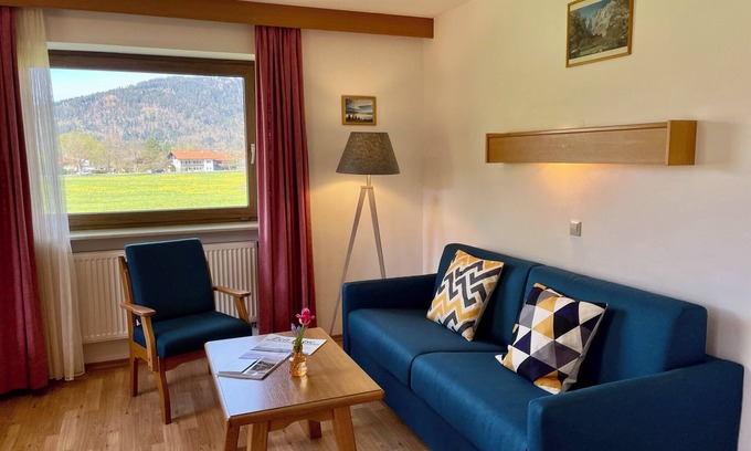 Inzell Apartment | Vacation apartment C, 4 pers. with balcony or terrace, bedroom, 40 to 45 sqm