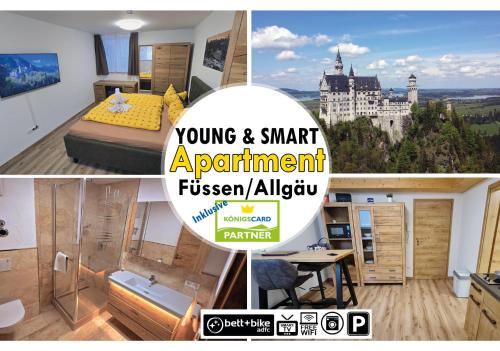 Fuessen Apartment | Young & Smart-Apartment inkl Königscard in Füssen Allgäu nahe Neuschwanstein