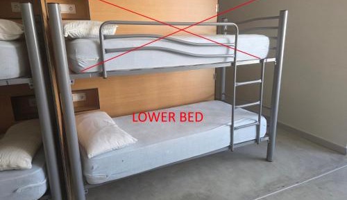 Single Bed in Mixed Dormitory Room