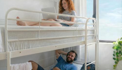 Bed in 12-Bed Mixed Dormitory Room