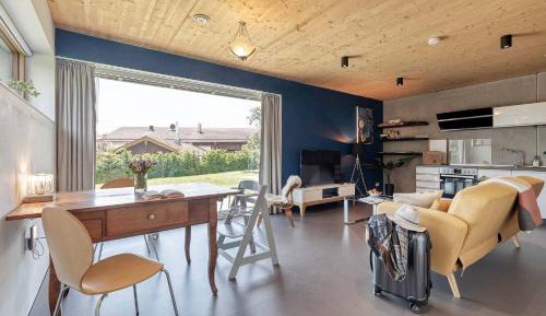 Deluxe One-Bedroom Apartment with Garden View