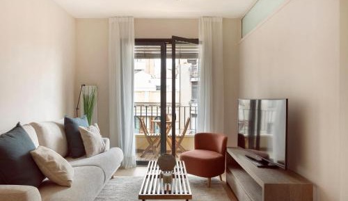 Two-Bedroom Apartment with Balcony