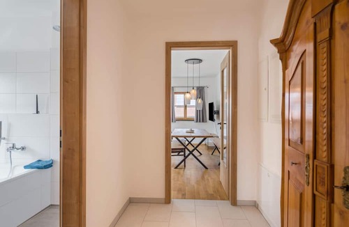Gilching Apartment | Apartment 'Maria' at the Schloegelhof with Wi-Fi & Balcony