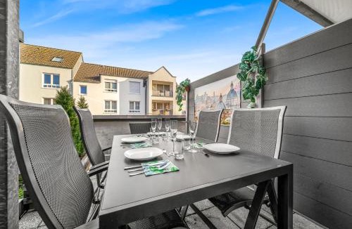Center/Hamm-Bossendorf Apartment | Design-Wohnung I Balkon I sehr zentral I Küche