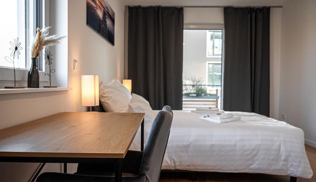 Modernes Apartment Nähe Flughafen und Allianz-arena