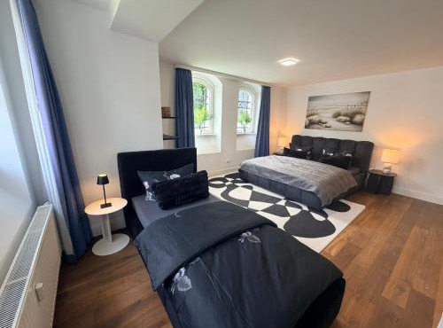Ferienwohnung Villa Historica 250qm mit Garten, Dart, Tischkicker, Parkplatz, free Wifi